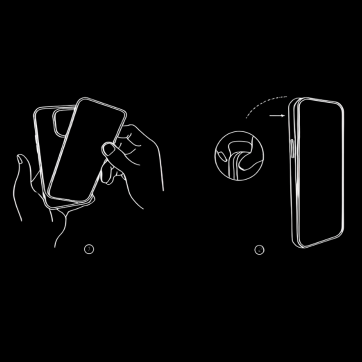 Snap - Put on the case